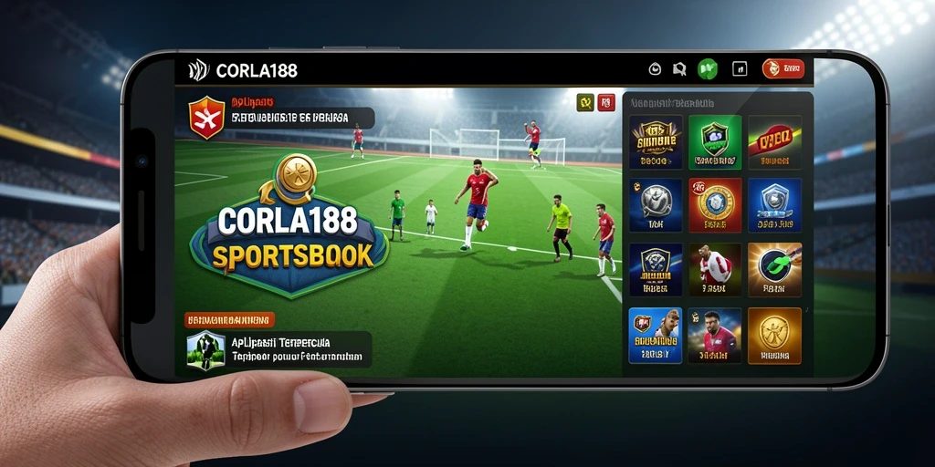 Tampilan antarmuka user-friendly CORLA188 saat melakukan taruhan olahraga.