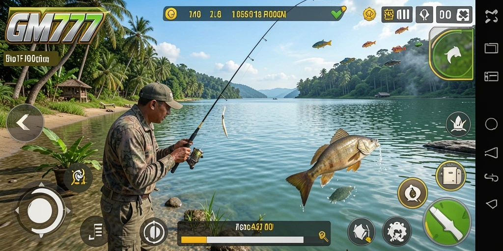Tangkapan ikan yang menakjubkan dalam gameplay GM777.