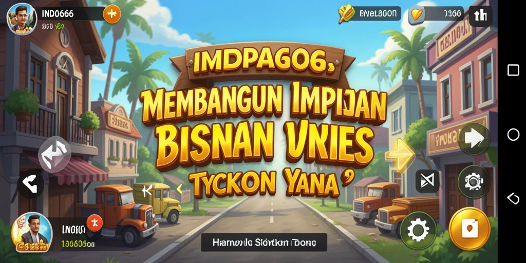 Tampilan gameplay IND666 yang menarik dan dinamis dalam dunia Tycoon.