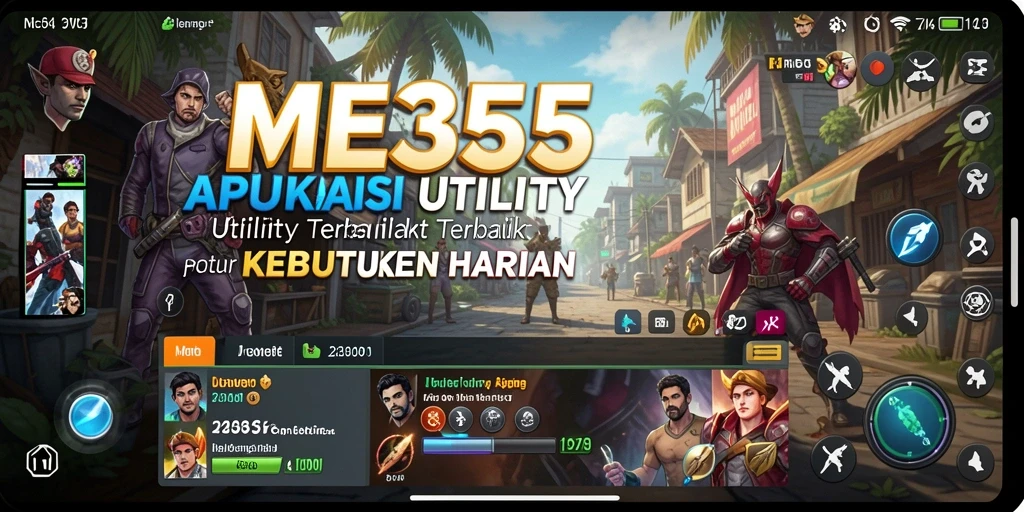 Tampilan antarmuka ME355 yang modern dan intuitif untuk pengguna.