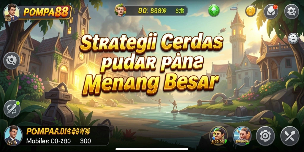 Tampilan penuh aksi gameplay POMPA88 dengan strategi mendebarkan.